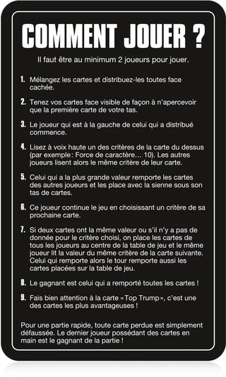 TOP Trumps Les Heros de Poudlard