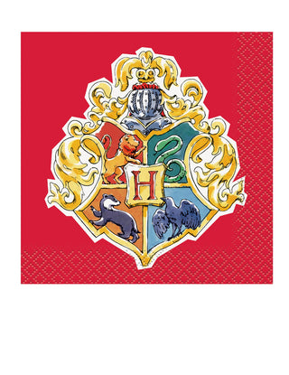 Serviettes Harry Potter Hogwarts – Lot de 16