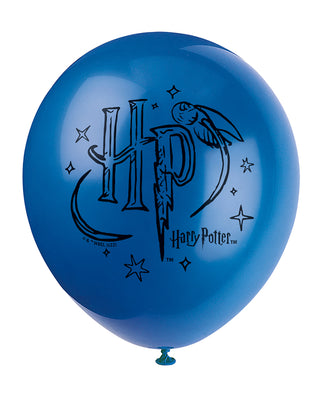 8 Ballons en latex Harry Potter™ 30 cm : Magie et Couleurs pour votre Fête