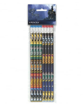 8 Crayons Harry Potter – Maisons Poudlard pour École & Fêtes