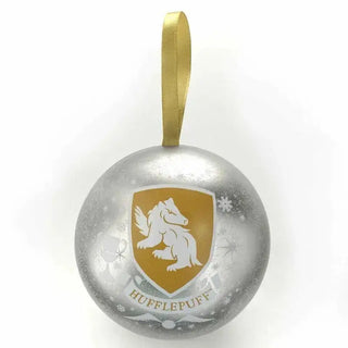 Boule De Noël + Collier Poufsouffle La Boutique Aux 2 Balais