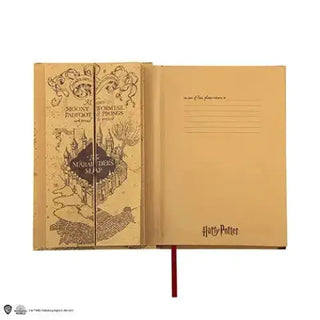 Carnet Carte Du Maraudeur Avec Sa Réplique La Boutique Aux 2 Balais