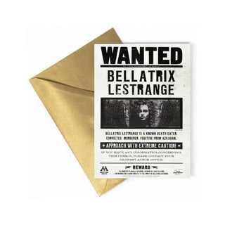 Carte + Enveloppe Minalima Bellatrix Lenticulaire La Boutique Aux 2 Balais
