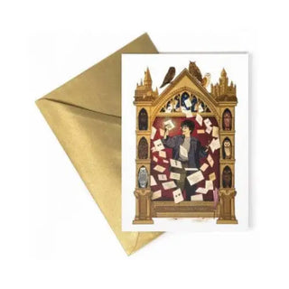 Carte + Enveloppe Minalima You’re a Wizard La Boutique Aux 2 Balais