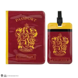 Couverture De Passeport Et Porte-étiquette Gryffondor La Boutique Aux 2 Balais