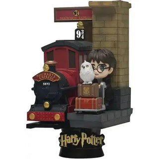 Figurine Harry Et Hedwige 9 3/4 La Boutique Aux 2 Balais