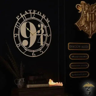 Horloge Murale Harry Potter 9 3/4 La Boutique Aux 2 Balais