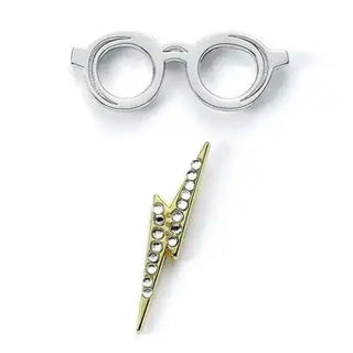 Pin’s Lunettes Et éclair - Harry Potter La Boutique Aux 2 Balais