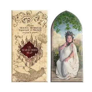 Set De 2 Magnets - Carte Du Maraudeur Et La Grosse Dame Magnet Boutique Aux Balais