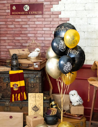 10 Ballons Harry Potter Noir et Or 32 cm – Fête Sorciers -  La boutique Aux 2 Balais