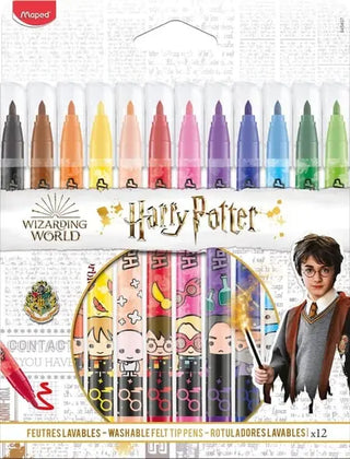 12 feutres coloriage Harry Potter - personnages magiques -  La boutique Aux 2 Balais