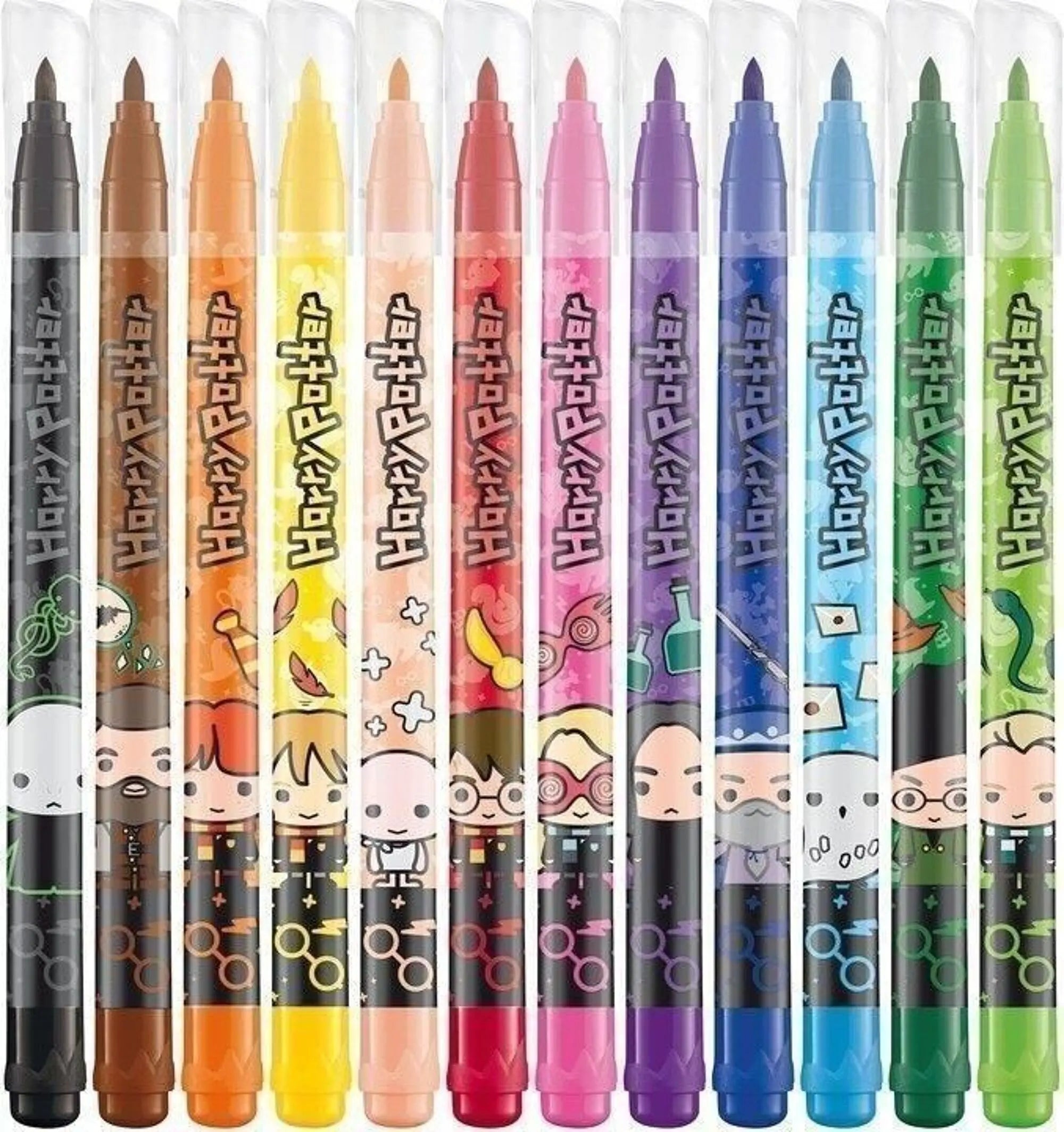 12 feutres coloriage Harry Potter - personnages magiques -  La boutique Aux 2 Balais