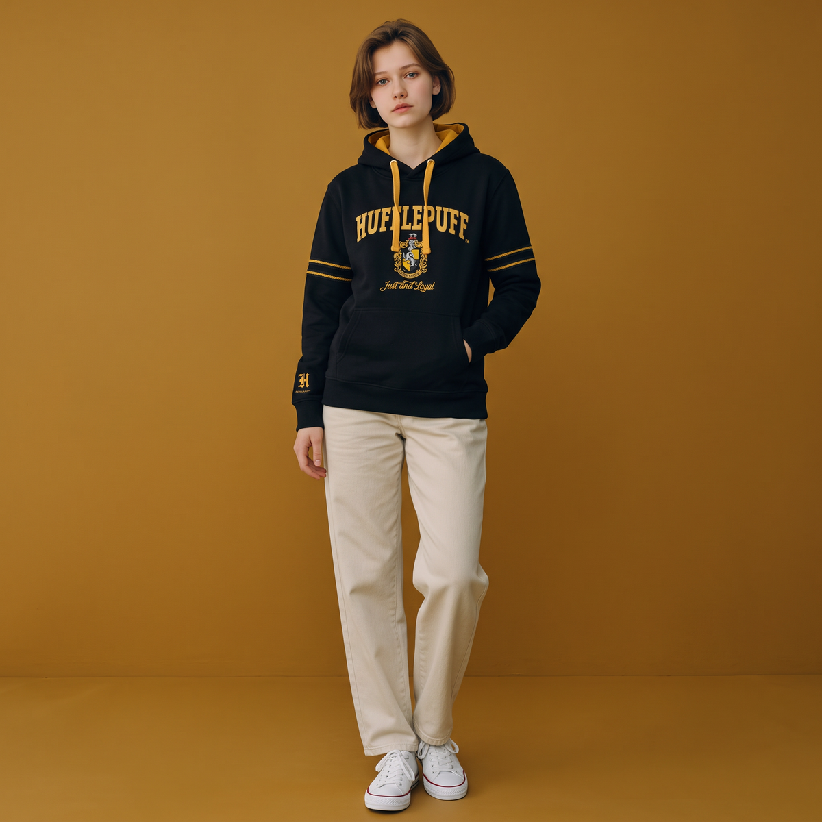 Sweat-shirt à capuche Poufsouffle Edition Signature
