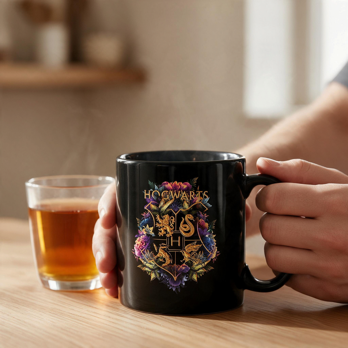 Mug Hogwarts noir