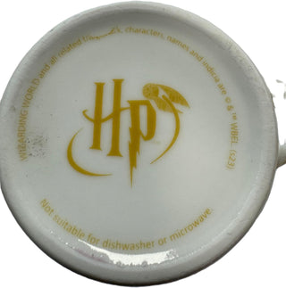 Ensemble tasse et cuillère Harry Potter Hedwige Poudlard avec impression feuille d'or