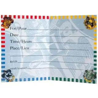 8 Cartes d'invitations -  La boutique Aux 2 Balais