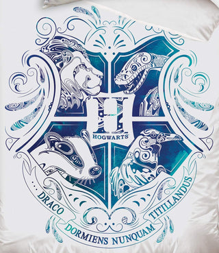 Parure Housse de Couette Hogwarts Coton 140x200 cm -  La boutique Aux 2 Balais