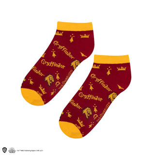 Set 3 Paires de Socquettes Gryffondor Harry Potter Taille 35-45