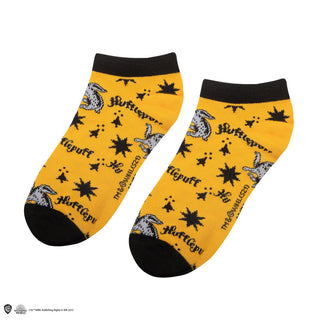 Set 3 Paires de Socquettes Poufsouffle Harry Potter Taille 35-45