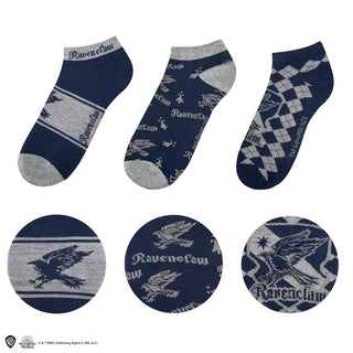 Set 3 Paires de Socquettes Serdaigle Harry Potter Taille 35-45