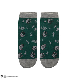 Set 3 Paires de Socquettes Serpentard Harry Potter Taille 35-45
