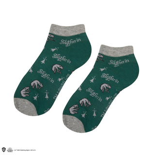 Set 3 Paires de Socquettes Serpentard Harry Potter Taille 35-45