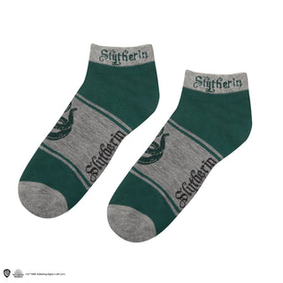 Set 3 Paires de Socquettes Serpentard Harry Potter Taille 35-45