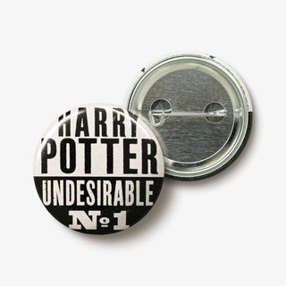 Badge Gazette du Sorcier Undesirable N°1 -  La boutique Aux 2 Balais