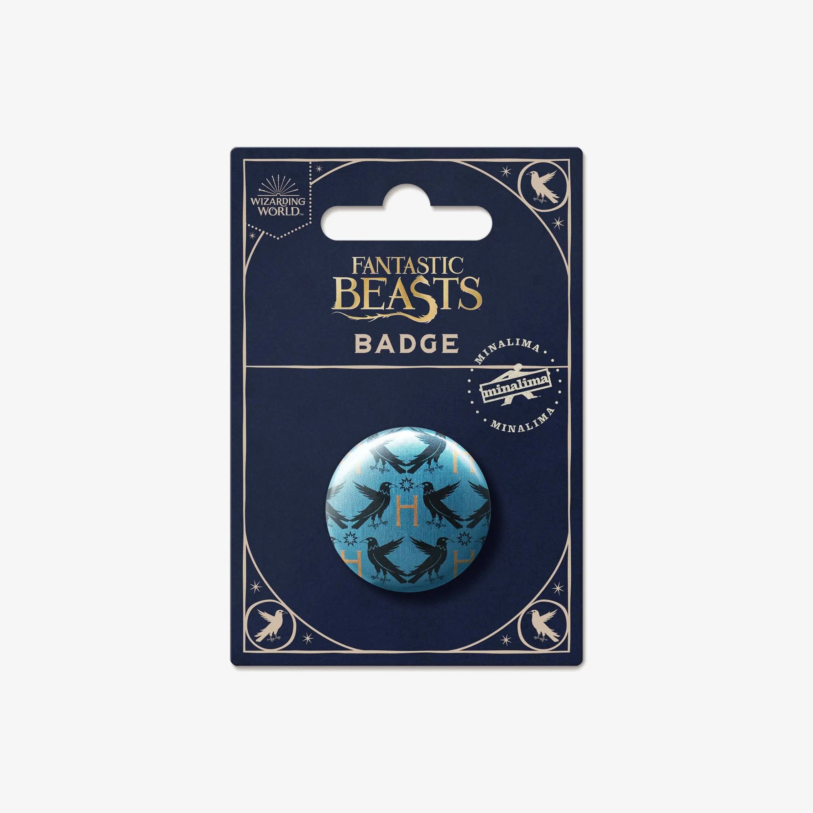 Badge Motif Serdaigle Les Animaux Fantastiques -  La boutique Aux 2 Balais