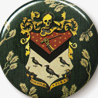 Badge Tapisserie Black Blason Famille -  La boutique Aux 2 Balais