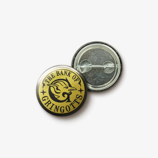 Badge de Sorciers Gringotts Harry Potter Minalima -  La boutique Aux 2 Balais
