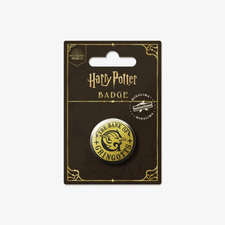 Badge de Sorciers Gringotts Harry Potter Minalima -  La boutique Aux 2 Balais