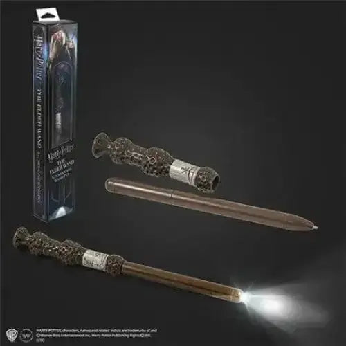 Baguette Hermione Lumineuse et son stylo -  La boutique Aux 2 Balais