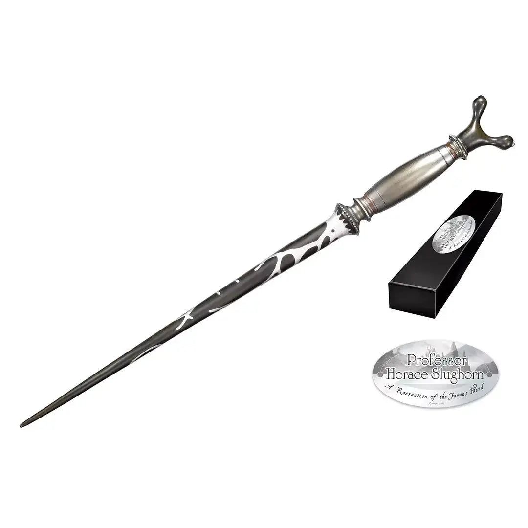 La boutique Aux 2 Balais : baguette Horace Slughorn en résine imitation bois, manche limace, 36cm, réplique Harry Potter
