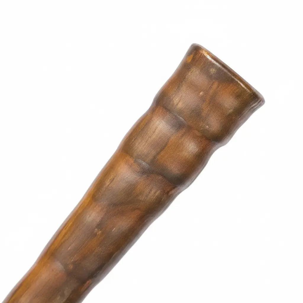La boutique Aux 2 Balais : baguette de Katie Bell en résine marron imitation bois sculpté, 27 cm, réplique Harry Potter.