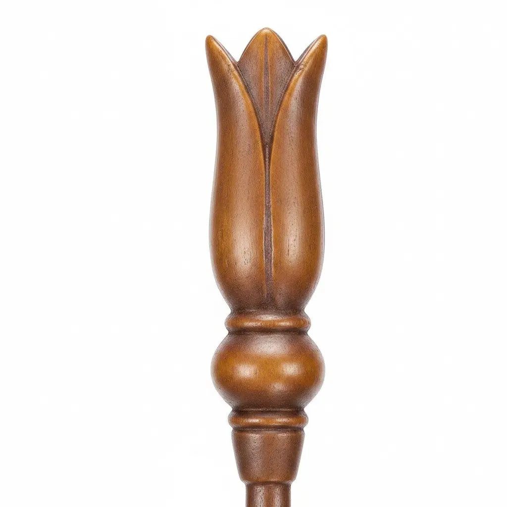 La boutique Aux 2 Balais Baguette Luna Lovegood en résine marron clair, manche tulipe, réplique Warner Bros. 34cm