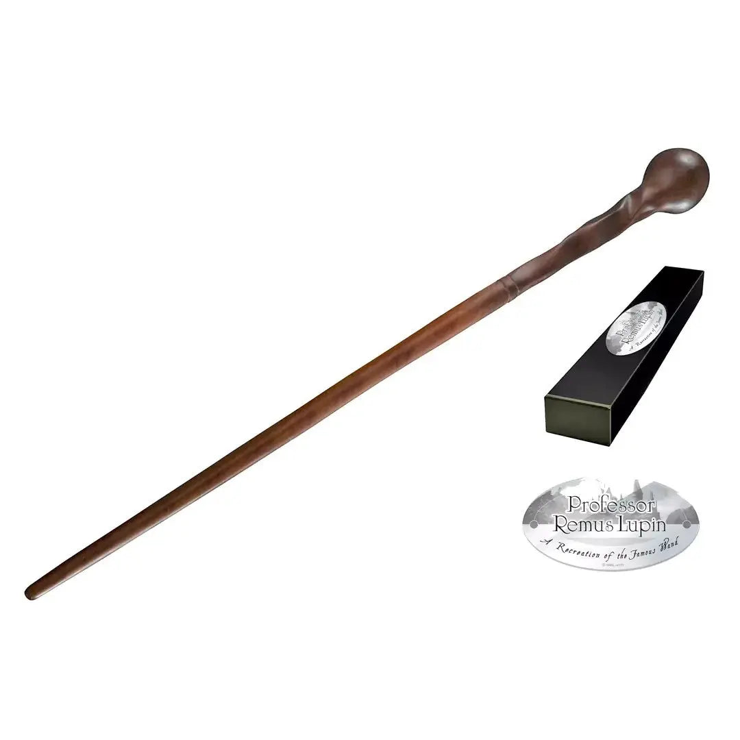 La boutique Aux 2 Balais : Baguette de Remus Lupin en résine marron, réplique 33,5 cm, sous licence Warner Bros.