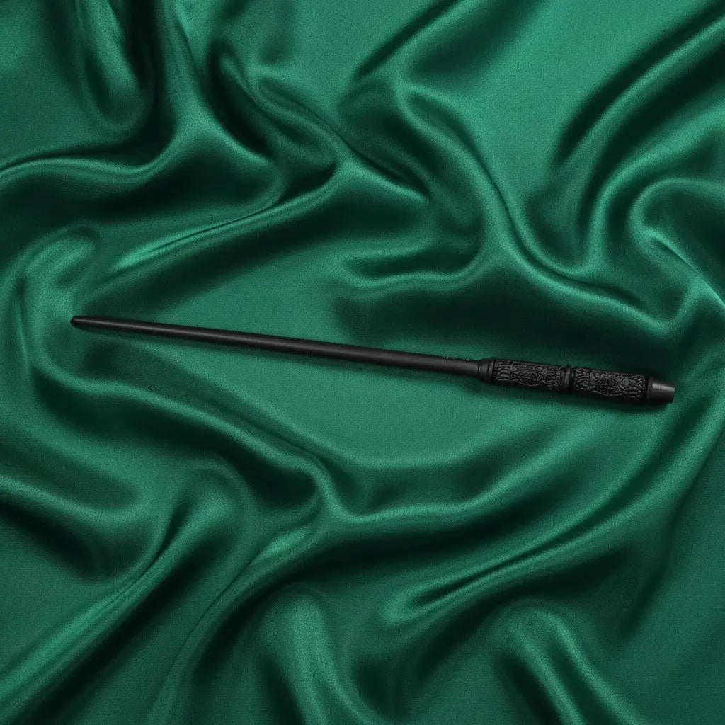 La boutique Aux 2 Balais : baguette Severus Rogue en résine noire, réplique 40 cm, boîte Ollivander incluse.