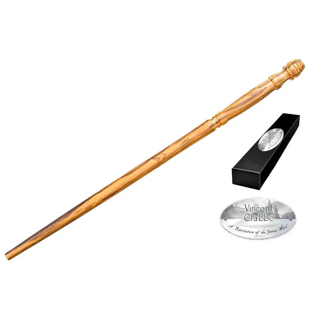 La boutique Aux 2 Balais : Baguette Vincent Crabbe en résine imitation bois clair strié, 36 cm, licence Warner Bros.
