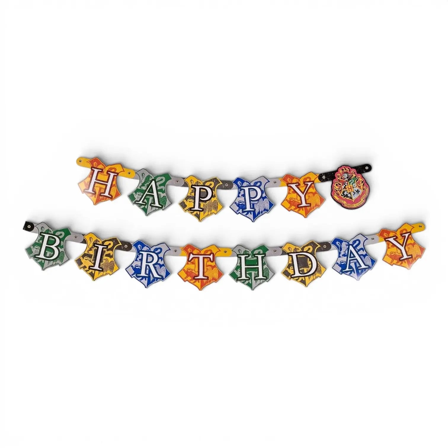 Bannière Happy Birthday Harry Potter – 182 cm Maison Poudlard