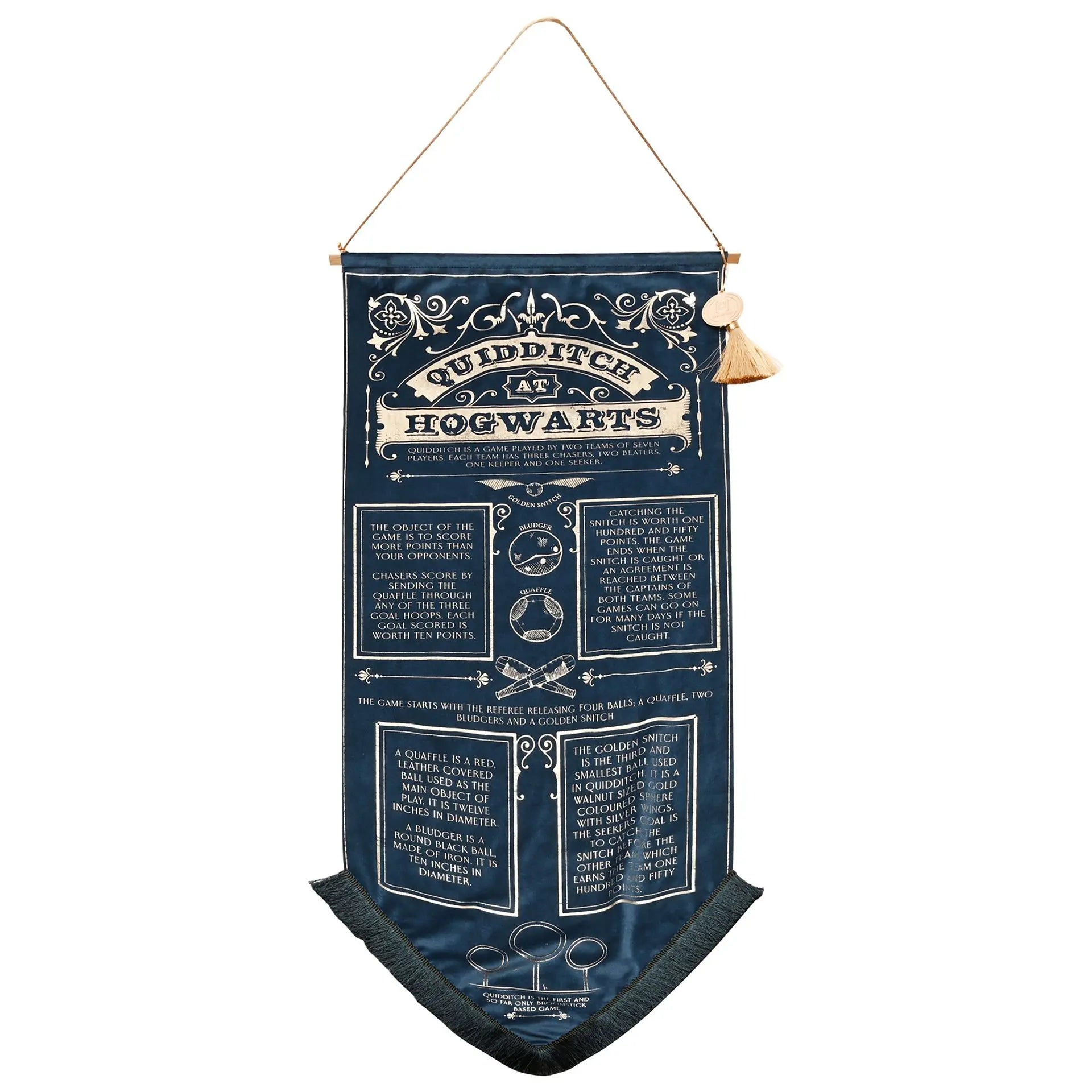 Bannière Règles Quidditch – Harry Potter -  La boutique Aux 2 Balais