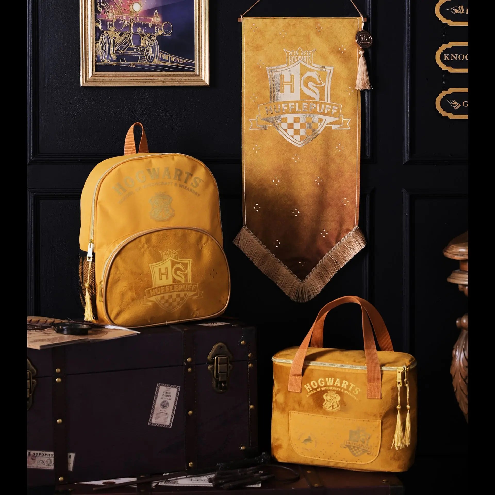 Bannière étendard Poufsouffle - Harry Potter -  La boutique Aux 2 Balais
