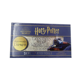Billet De Train Poudlard Express Plaqué Argent -  La boutique Aux 2 Balais