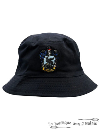 Bob Réversible Serdaigle – Coton brodé & sérigraphié 60 cm