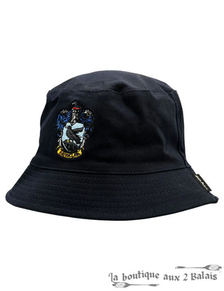 Bob Réversible Serdaigle – Coton brodé & sérigraphié 60 cm