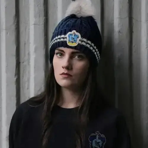 Bonnet À Pompom - Serdaigle -  La boutique Aux 2 Balais