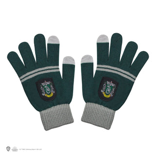 Bonnet & gants tactiles Serpentard enfant Harry Potter -  La boutique Aux 2 Balais