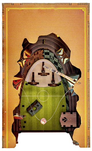 Book Nook Tiny Adventures Terrain de Quidditch 23 cm -  La boutique Aux 2 Balais