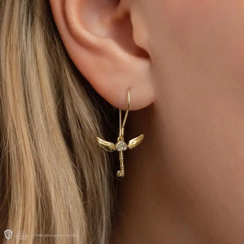 Boucles d'Oreilles Clés Volantes -  La boutique Aux 2 Balais