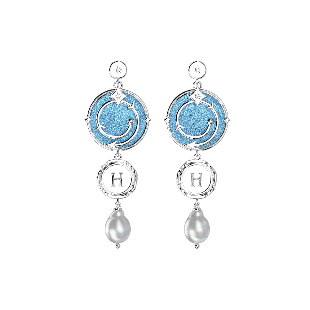 Boucles d'Oreilles Enchantement Harry Potter - Argentées